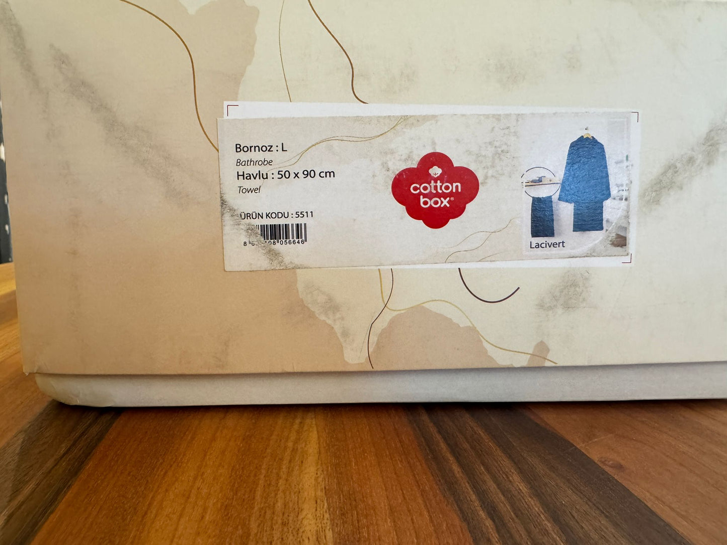 BADEMANTEL DELÜXE BLAU