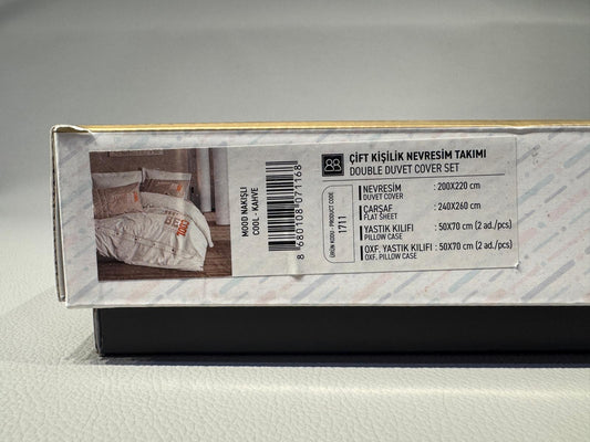 Bettwäsche Set für 2 Person Mood Cool-Kahve