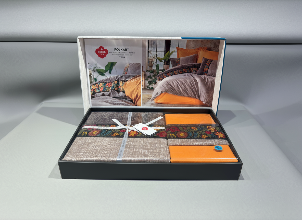 Bettwäsche Set für 2 Person Folkart Vizon