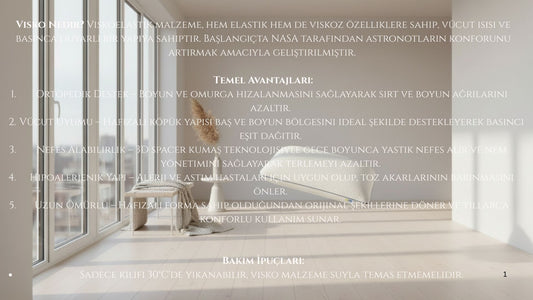 Premium Embrace SKY- Visko Pillow