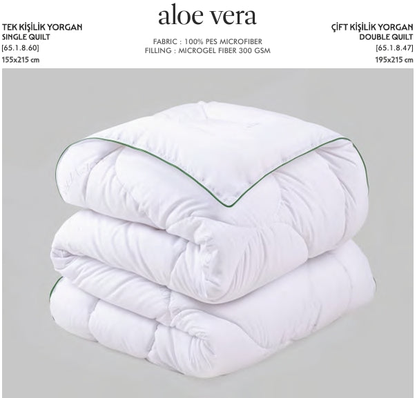 Aloe Vera Decke 155x215