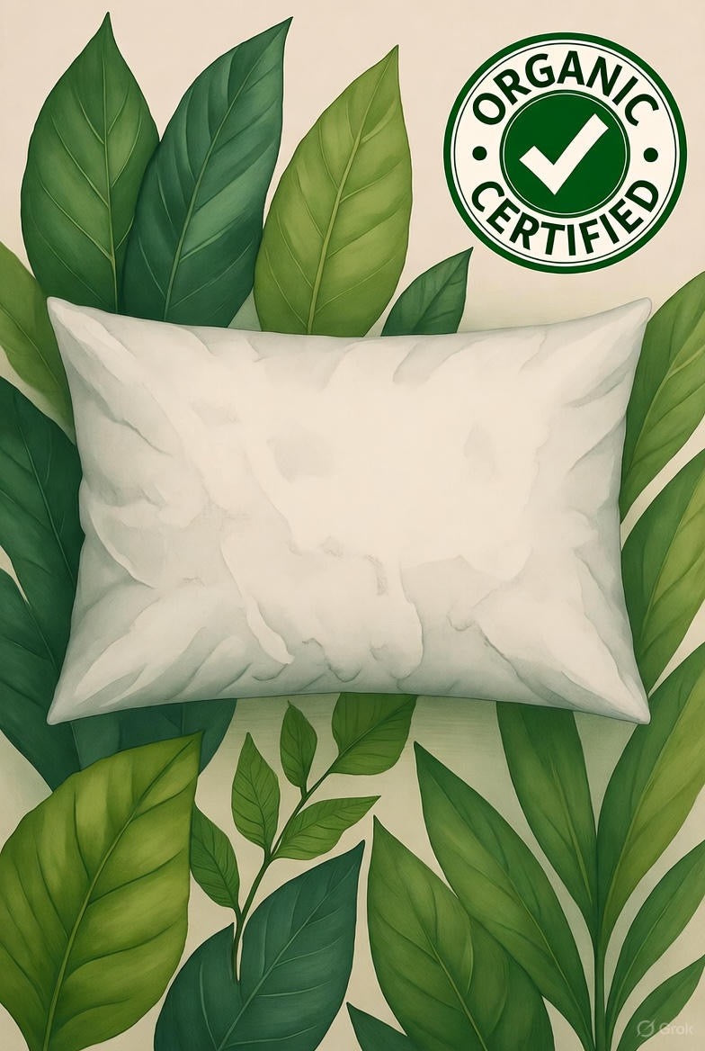 Bald erhältlich… Bio-Gänsedaunenkissen für organischen Schlaf
