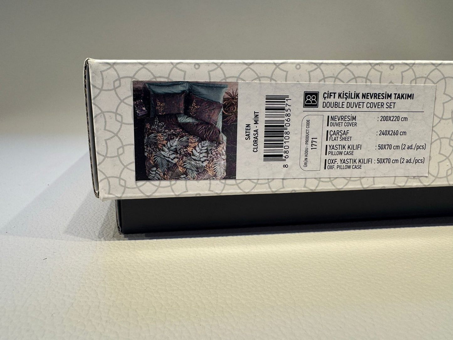 Bettwäsche Set für 2 Person Saten Clorasa-Mint