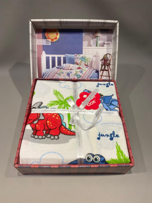 BABY-RENFORCE-BETTWESCHESET DINO-MAVI