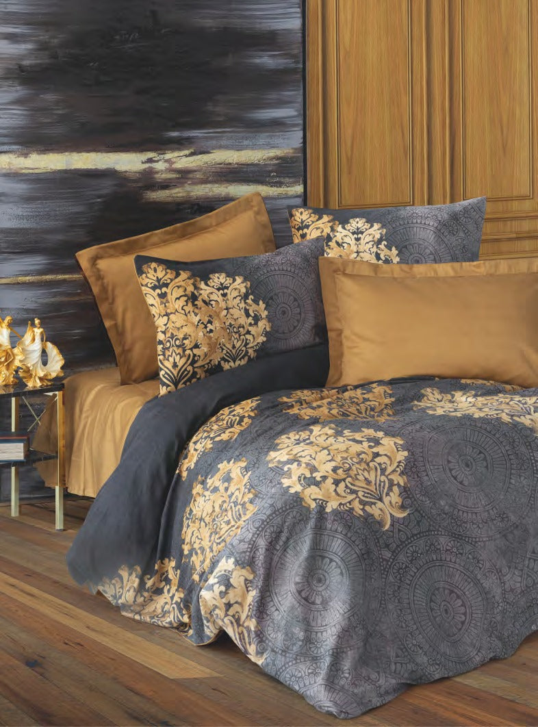 Bettwäsche Set für 2 Person Saten Jadira-Bej
