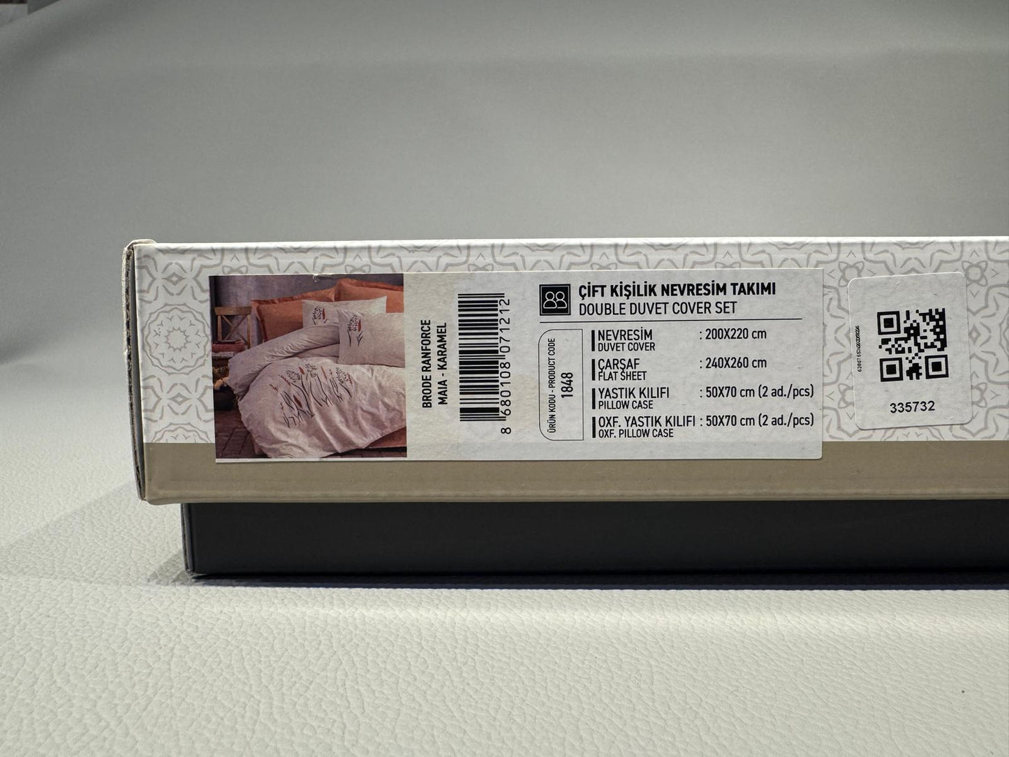 Bettwäsche Set für 2 Person Brode Maia-Karamel