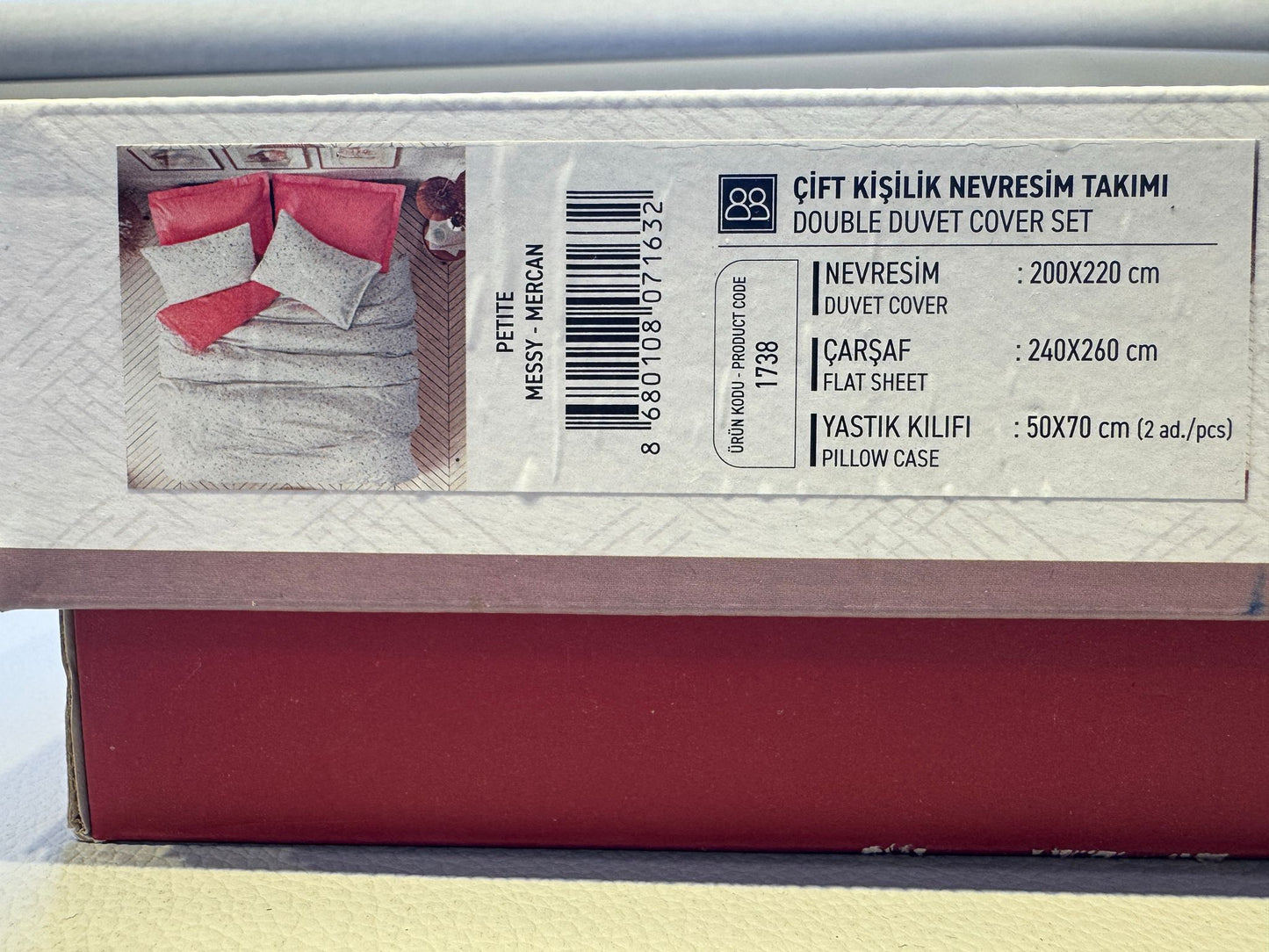 Bettwäsche Set für 2 Person Petite Messy-Mercan