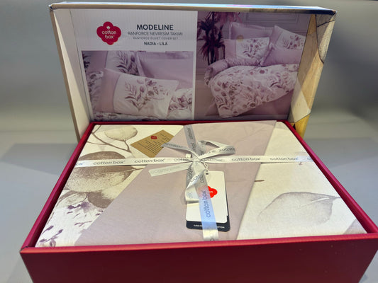 Bettwäsche-Sets für 2 Person Modeline Nadia-Lila