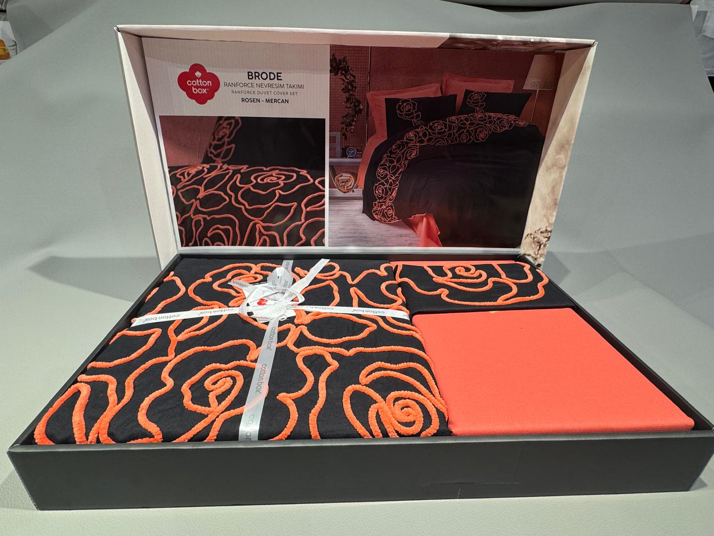 Bettwäsche Set für 2 Person Brode Rosen-Mercan