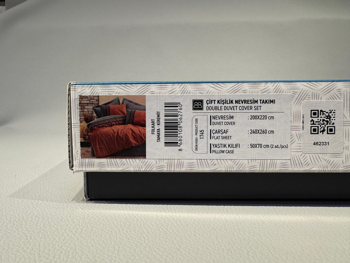 Bettwäsche Set für 2 Person Folkart Tamaya-Kiremit